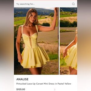 Yellow Oh Polly spring time dress 💛🌼